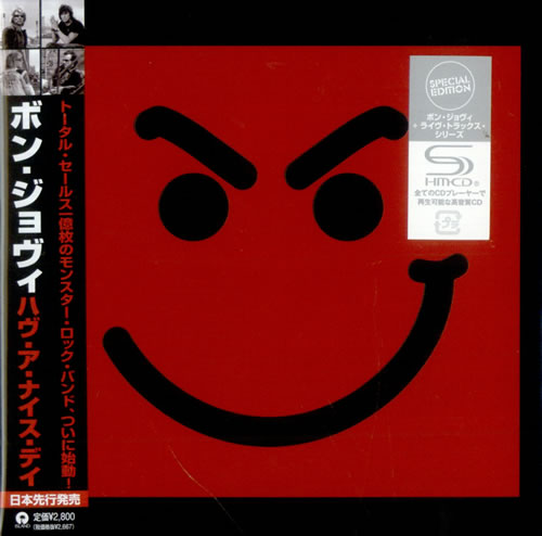 Bon Jovi Have A Nice Day SHM CD Japanese BONHMHA501460