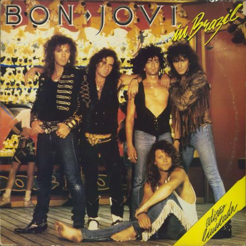 Bon Jovi In Brazil vinyl LP album (LP record) Brazilian BONLPIN20812