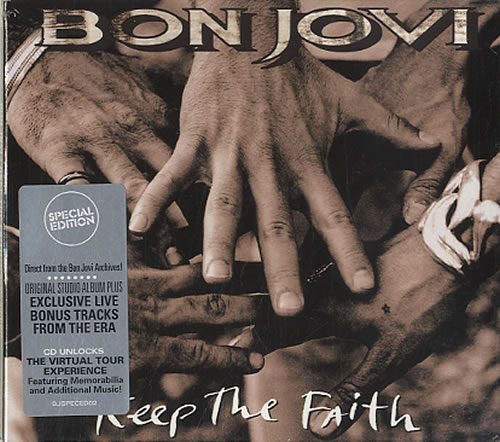 Bon Jovi Keep The Faith CD album (CDLP) UK BONCDKE508048