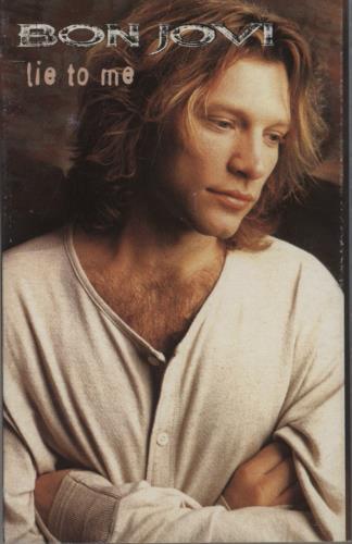 Bon Jovi Lie To Me cassette single UK BONCSLI107675