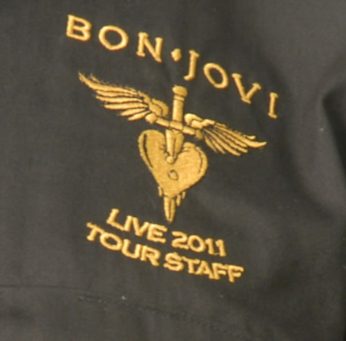 Bon Jovi Live 2011 Tour Staff clothing UK BONMCLI613677