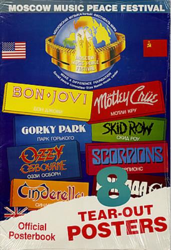 Bon Jovi Moscow Music Peace Festival - Sealed book US BONBKMO348132