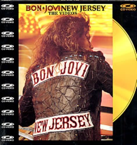 Bon Jovi New Jersey laserdisc / lazerdisc US BONLZNE132034
