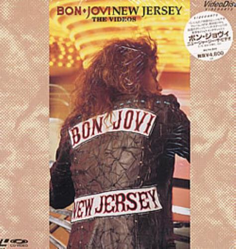 Bon Jovi New Jersey laserdisc / lazerdisc Japanese BONLZNE207387