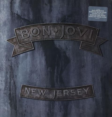 Bon Jovi New Jersey vinyl LP album (LP record) US BONLPNE00536