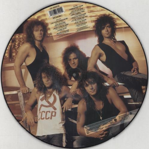 Bon Jovi New Jersey picture disc LP (vinyl picture disc album) UK BONPDNE738599