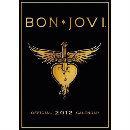 Bon Jovi Official Calendar 2012 calendar UK BONCAOF546754