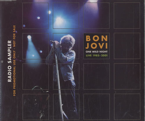 Bon Jovi One Wild Night CD single (CD5 / 5") European BONC5ON184714
