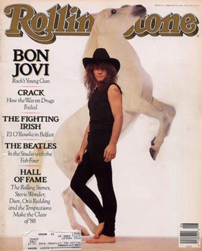 Bon Jovi Rolling Stone magazine US BONMARO120890