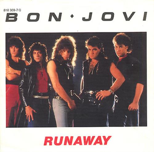 Bon Jovi Runaway 7" vinyl single (7 inch record / 45) German BON07RU83626