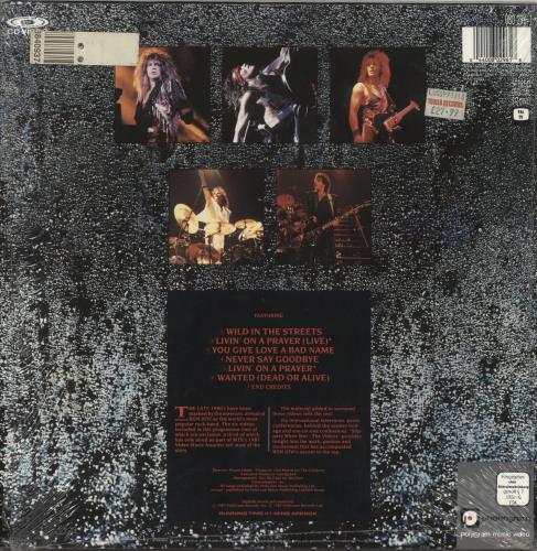 Bon Jovi Slippery When Wet - Shrink laserdisc / lazerdisc UK BONLZSL874096