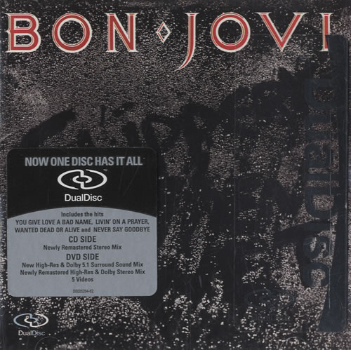 Bon Jovi Slippery When Wet Dual Disc US BONDUSL350858