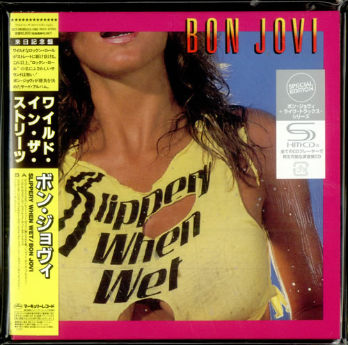 Bon Jovi Slippery When Wet SHM CD Japanese BONHMSL523049