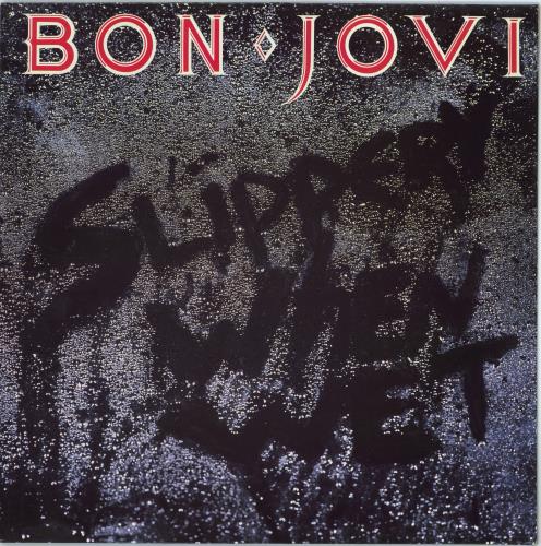 Bon Jovi Slippery When Wet vinyl LP album (LP record) Dutch BONLPSL770338