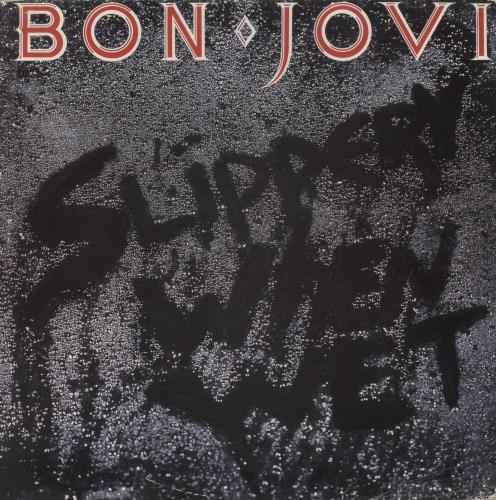 Bon Jovi Slippery When Wet vinyl LP album (LP record) Yugoslavian BONLPSL822635