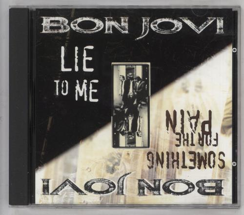 Bon Jovi Something For The Pain / Lie To Me CD single (CD5 / 5") US BONC5SO281981