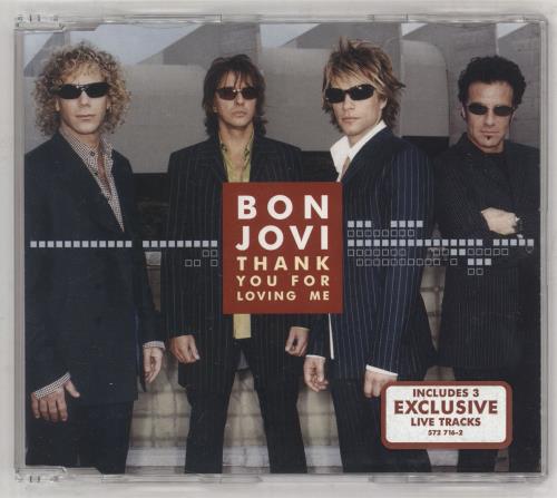 Bon Jovi Thank You For Loving Me CD single (CD5 / 5") German BONC5TH738443
