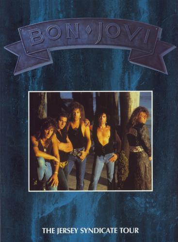 Bon Jovi The Jersey Syndicate Tour - Blue Cover + Inserts tour programme UK BONTRTH833719