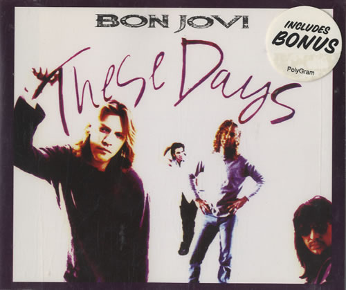 Bon Jovi These Days - + Stickers CD single (CD5 / 5") Australian BONC5TH86329