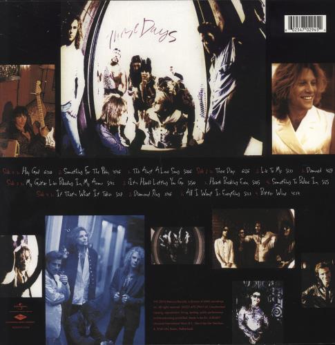 Bon Jovi These Days - 180gram - EX 2-LP vinyl record set (Double LP Album) UK BON2LTH888272