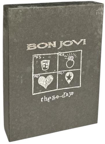Bon Jovi These Days - promo box box set US BONBXTH267401