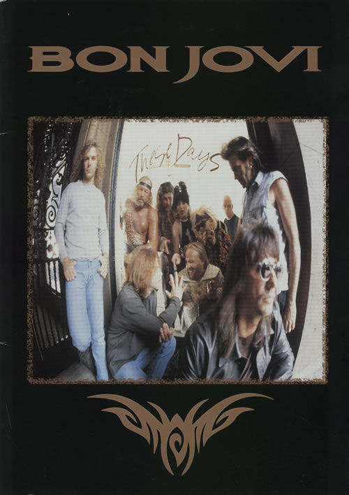 Bon Jovi These Days - World Tour tour programme UK BONTRTH213981