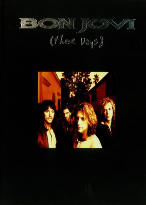 Bon Jovi These Days book Japanese BONBKTH138000