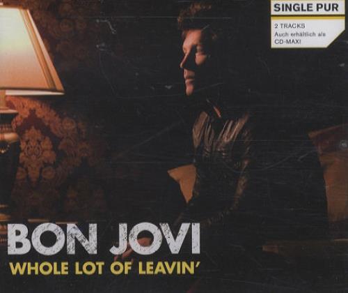 Bon Jovi Whole Lot Of Leavin' CD single (CD5 / 5") German BONC5WH436657