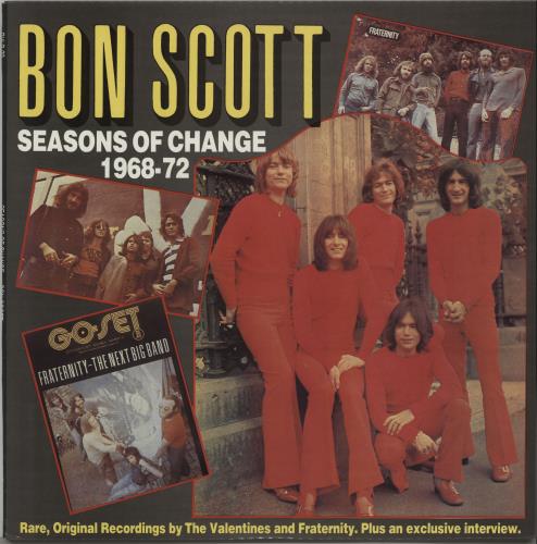 Bon Scott Seasons Of Change 1968-1972 vinyl LP album (LP record) Australian BSCLPSE672213