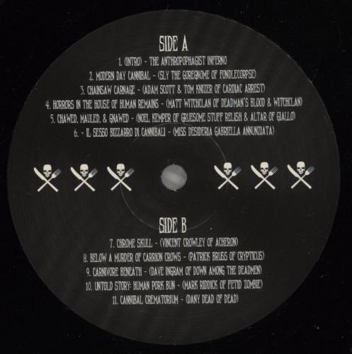 Bone Gnawer Cannibal Crematorium vinyl LP album (LP record) Singapore -QQLPCA882969