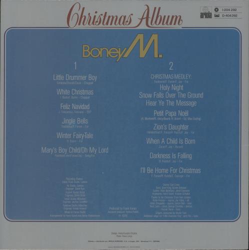 Boney M Christmas Album vinyl LP album (LP record) Spanish BOMLPCH892410