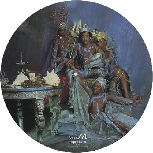 Boney M Happy Song 12" vinyl picture disc (12 inch picture record) German BOM2PHA409637