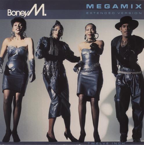 Boney M Megamix 12" vinyl single (12 inch record / Maxi-single) UK BOM12ME39789