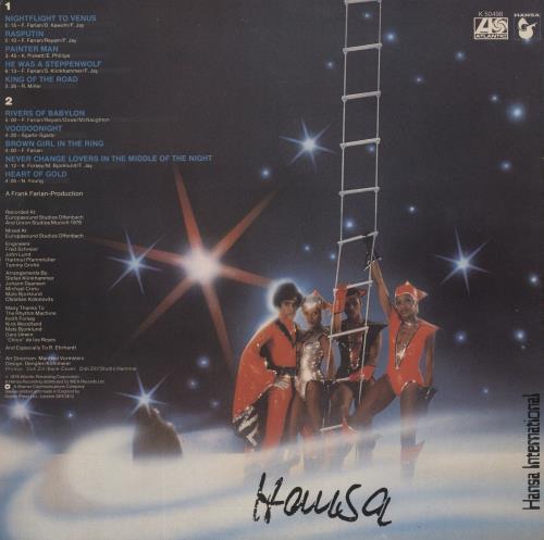 Boney M Nightflight To Venus - Autographed vinyl LP album (LP record) UK BOMLPNI828912