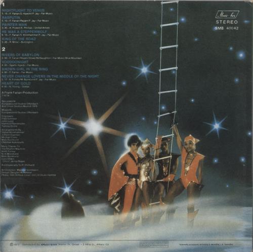 Boney M Nightflight To Venus vinyl LP album (LP record) Greek BOMLPNI736890