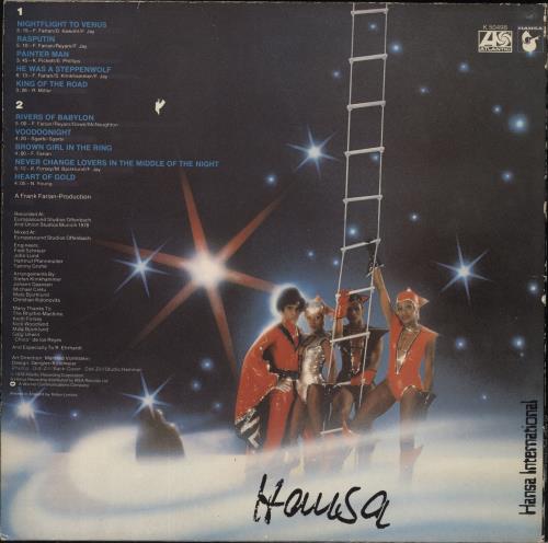 Boney M Nightflight To Venus vinyl LP album (LP record) German BOMLPNI744553