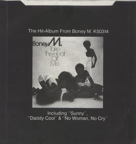 Boney M Sunny + Picture Sleeve 7" vinyl single (7 inch record / 45) UK BOM07SU860654