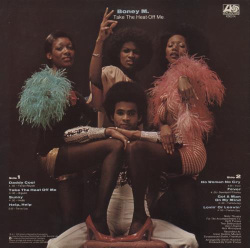 Boney M Take The Heat Off Me vinyl LP album (LP record) UK BOMLPTA455015