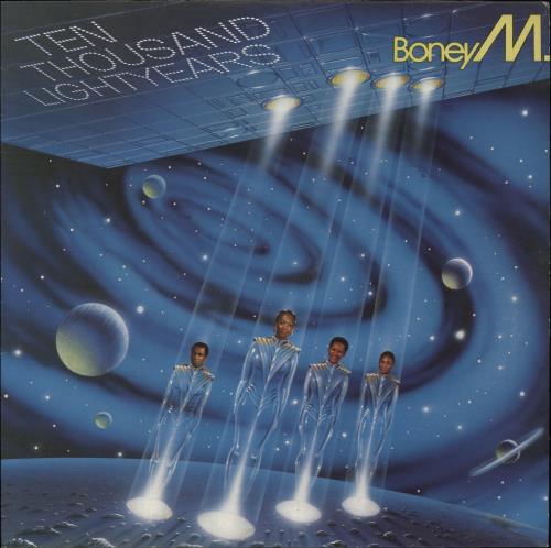 Boney M Ten Thousand Lightyears vinyl LP album (LP record) Kenyan BOMLPTE891698