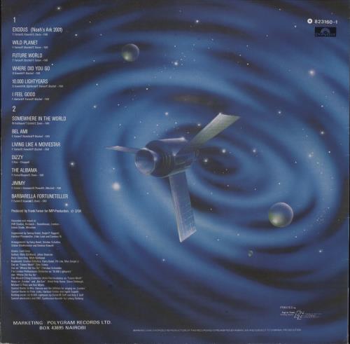 Boney M Ten Thousand Lightyears vinyl LP album (LP record) Kenyan BOMLPTE891698