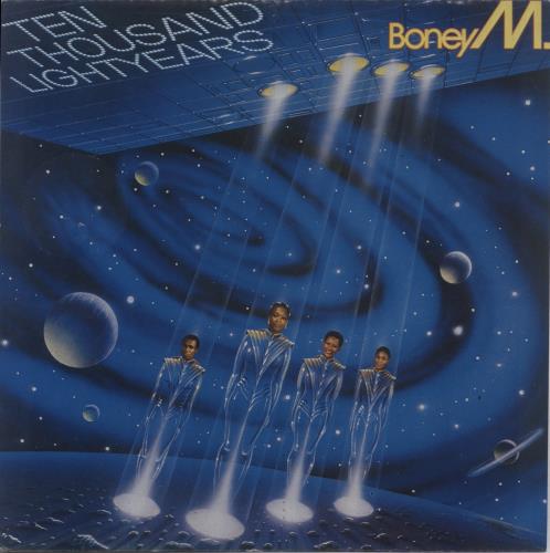 Boney M Ten Thousand Lightyears vinyl LP album (LP record) Greek BOMLPTE894082