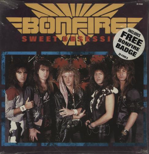 Bonfire Sweet Obsession 7" vinyl single (7 inch record / 45) UK BN207SW760618