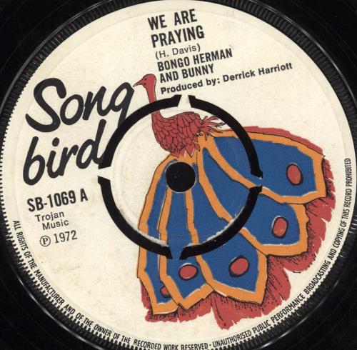 Bongo Herman We Are Praying 7" vinyl single (7 inch record / 45) UK ZPN07WE714030
