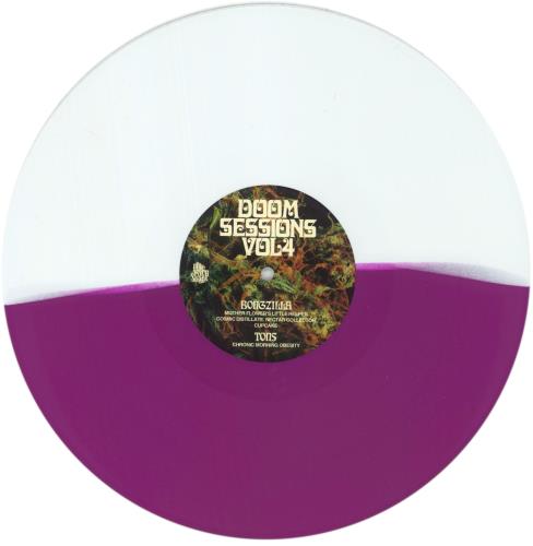 Bongzilla Doom Sessions Vol.4 - White and Purple Split Vinyl vinyl LP album (LP record) Italian 624LPDO864751
