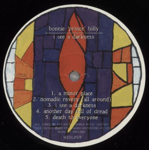 Bonnie Prince Billy I See A Darkness vinyl LP album (LP record) UK BPBLPIS878404