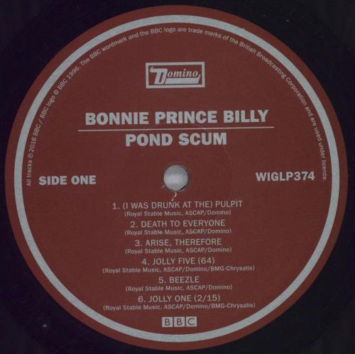 Bonnie Prince Billy Pond Scum vinyl LP album (LP record) UK BPBLPPO827734