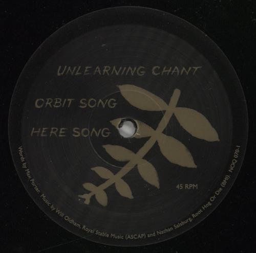 Bonnie Prince Billy Sing And Play Max Porter  Three Feral Pieces 12" vinyl single (12 inch record / Maxi-single) US BPB12SI872795