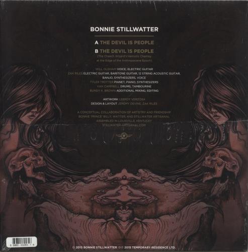 Bonnie Stillwatter The Devil Is People - Blue Marble Vinyl 12" vinyl single (12 inch record / Maxi-single) US 9XT12TH871058