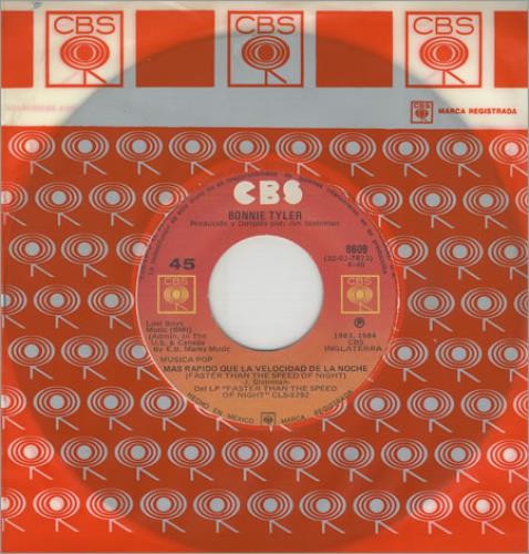 Bonnie Tyler Bucscando Un Heroe 7" vinyl single (7 inch record / 45) Mexican BTY07BU405816