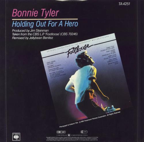 Bonnie Tyler Holding Out For A Hero - Extended Remix 12" vinyl single (12 inch record / Maxi-single) UK BTY12HO27214